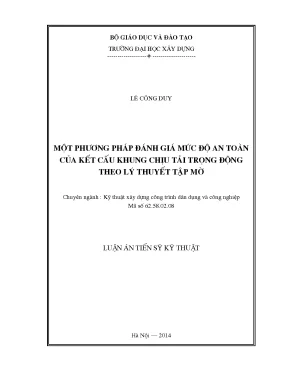 Phương Pháp Đánh Giá Mức Độ An Toàn Của Kết Cấu Khung