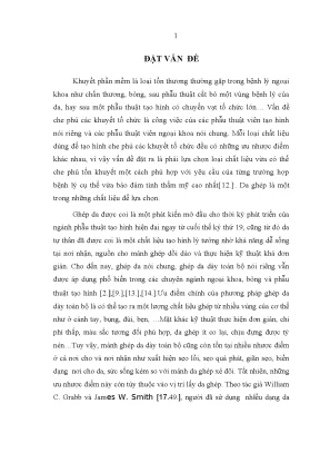 Đánh Giá Kết Quả Sử Dụng Mảnh Ghép Da Dày Toàn Bộ Từ Nếp
