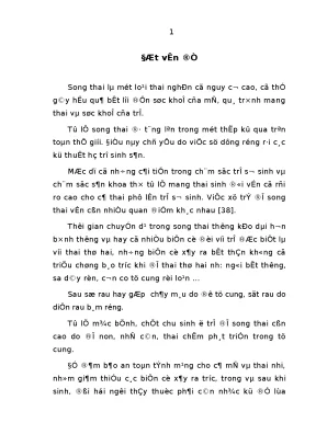 Tìm Hiểu Về Song Thai: Nguy Cơ, Biến Chứng và Phương