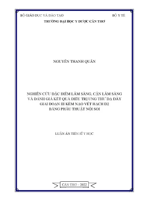 Nghiên Cứu Điều Trị Ung Thư Dạ Dày Giai Đoạn III Bằng 