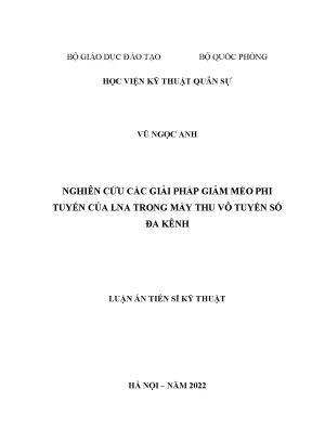 Giải Pháp Giảm Méo Phi Tuyến Trong Máy Thu Vô Tuyến Số