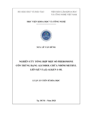 Nghiên cứu tổng hợp pheromone côn trùng dạng alcohol