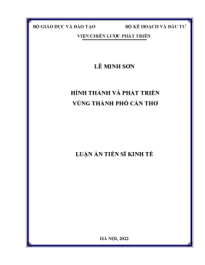 Phát Triển Vùng Thành Phố Cần Thơ: Nghiên Cứu Chiến Lược