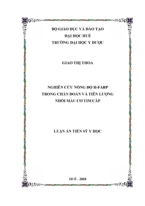 Nghiên Cứu Nồng Độ H-FABP Trong Chẩn Đoán Nhồi Máu Cơ 