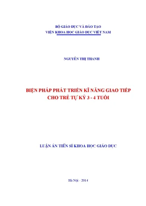 Phát Triển Kỹ Năng Giao Tiếp Cho Trẻ Tự Kỷ 3-4 Tuổi