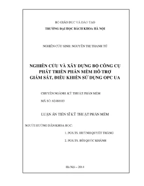 Nghiên Cứu Phát Triển Phần Mềm Giám Sát Sử Dụng OPC UA