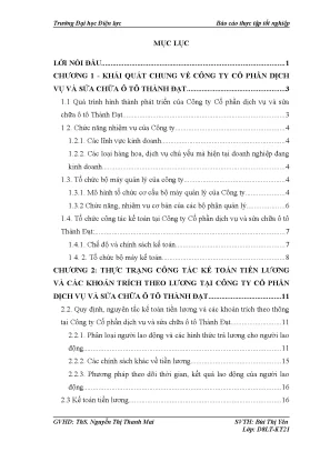 Kế Toán Tiền Lương Tại Công Ty Cổ Phần Dịch Vụ Và Sửa