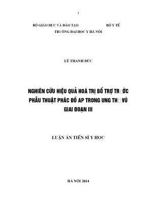 Nghiên cứu hiệu quả hỗ trợ bệnh nhân ung thư vú giai