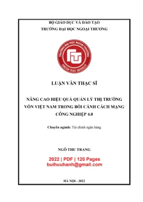 Nâng cao hiệu quả quản lý thị trường vốn Việt Nam 4.0