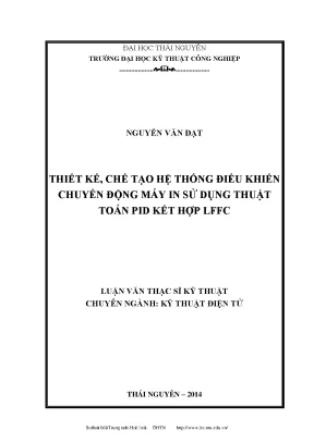 Thiết Kế Hệ Thống Điều Khiển Chuyển Động Máy In Sử Dụng