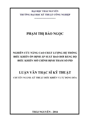 Nâng Cao Chất Lượng Hệ Thống Điều Khiển Áp Suất Bao Hơi