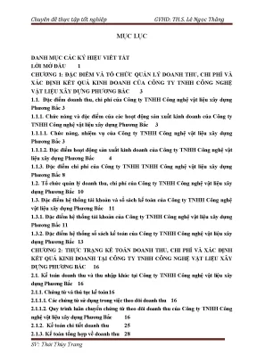 Kế Toán Doanh Thu và Chi Phí tại Công Ty TNHH Công Nghệ