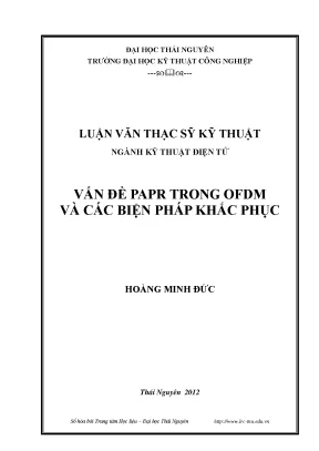 Nghiên cứu PAPR trong OFDM và các biện pháp khắc phục