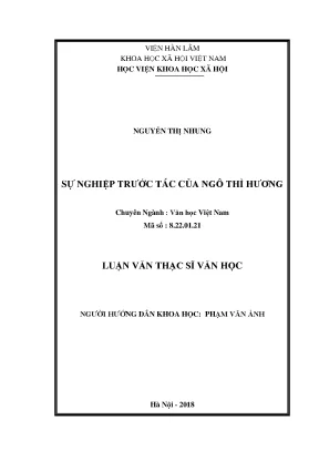 Nghiên Cứu Sự Nghiệp Ngô Thì Hương: Tác Động và Đặc Điểm