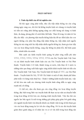 Định Hướng Chính Trị Trong Xã Hội Hóa Sản Xuất Chương