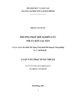 Nghiên Cứu Tối ƣu Kết Cấu Dàn Bằng Phương Pháp Nguyên Lý