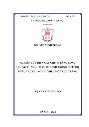Nghiên cứu diện cắt chu vi trong điều trị ung thư trực