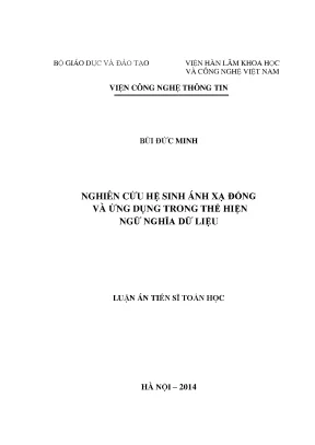 Nghiên Cứu Hệ Sinh Ánh Xạ Đóng và Ứng Dụng Trong Thể 