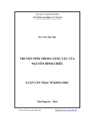 Khám Phá Truyện Nôm Trong Sáng Tác Của Nguyễn Đình Chiểu