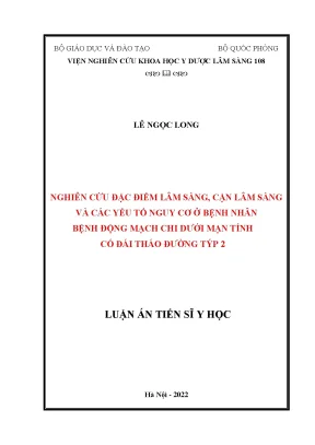 Nghiên Cứu Đặc Điểm Lâm Sàng và Yếu Tố Nguy Cơ Bệnh Động
