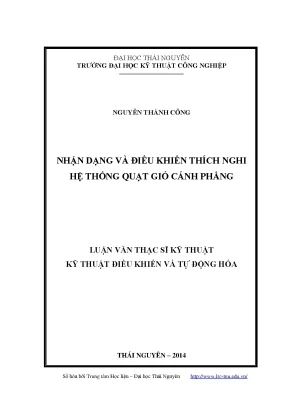 Nhận Dạng và Điều Khiển Thích Nghi Hệ Thống Quạt Gió