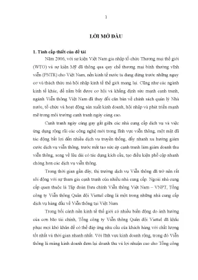 Hoàn thiện kế toán chi phí và doanh thu dịch vụ viễn