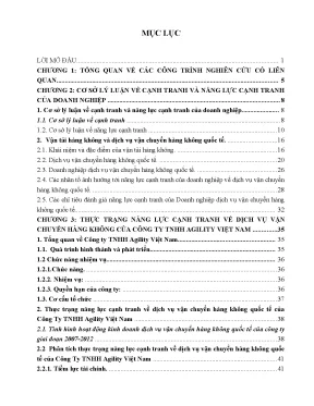 Nâng cao năng lực cạnh tranh dịch vụ vận chuyển hàng