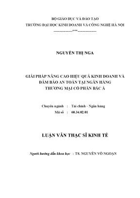 Giải Pháp Nâng Cao Hiệu Quả Kinh Doanh và An Toàn Tại