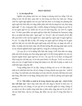 Đặc Điểm So Sánh Tu Từ Trong Chuyên Mục Giáo Dục - Kinh