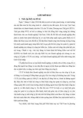 Hoàn thiện hệ thống kiểm soát nội bộ trong công ty cổ