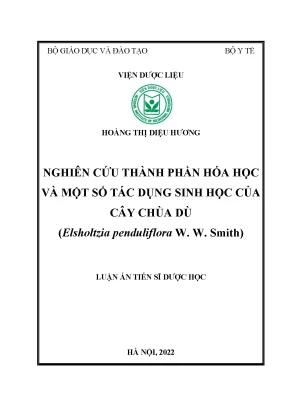 Nghiên cứu thành phần hóa học và tác dụng sinh học của 