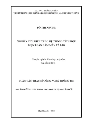 Nghiên Cứu Kiến Trúc Hệ Thống Tích Hợp Điện Toán Đám Mây