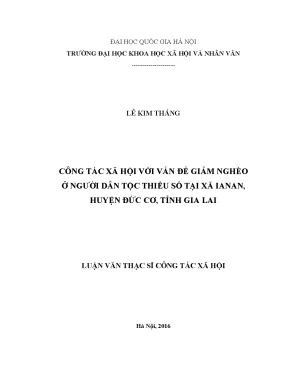 Giảm Nghèo Cho Người Dân Tộc Thiểu Số Tại Xã Ianan,