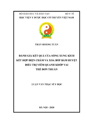 Đánh Giá Hiệu Quả Sóng Xung Kích Kết Hợp Điện Châm và