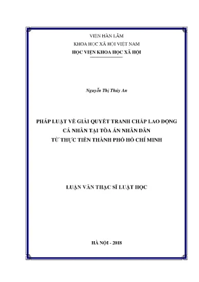 Giải Quyết Tranh Chấp Lao Động Cá Nhân Tại Tòa Án Nhân