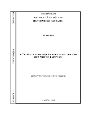 Tư Tưởng Chính Trị Của Fukuzawa Yukichi: Giá Trị Và Tác 