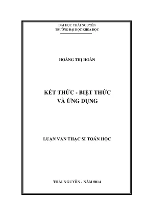 Nghiên Cứu Kết Thức và Biệt Thức trong Toán Học: Ứng