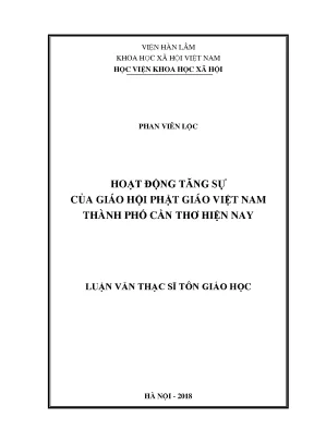 Hoạt Động Tăng Sự Của Giáo Hội Phật Giáo Việt Nam Tại
