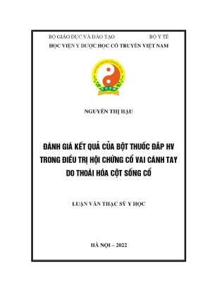 Nghiên Cứu Kết Quả Điều Trị Hội Chứng Cổ Vai Cánh Tay Do