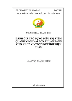 Đánh Giá Tác Dụng Viên Khớp Vintong Kết Hợp Điện Châm