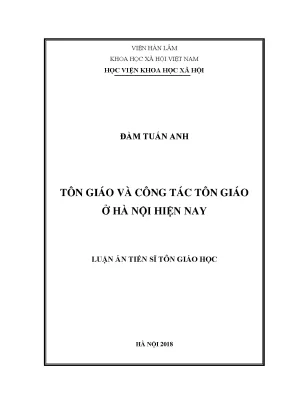Tôn Giáo và Công Tác Tôn Giáo Ở Hà Nội: Thực Trạng và