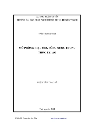 Mô Phỏng Hiệu Ứng Sóng Nước Trong Thực Tại Ảo