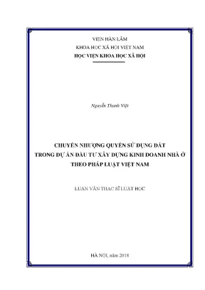 Chuyển Nhượng Quyền Sử Dụng Đất Trong Dự Án Đầu Tư Xây