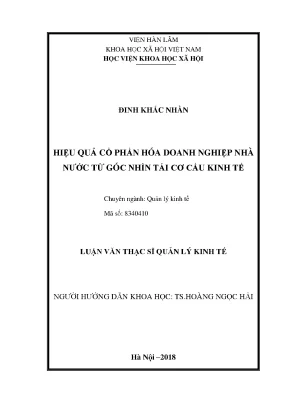Cổ Phần Hóa Doanh Nghiệp Nhà Nước: Hiệu Quả và Tái Cơ