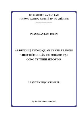 Hệ Thống Quản Lý Chất Lượng ISO 9001:2015 Tại Công Ty
