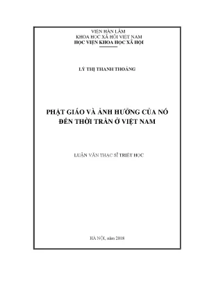 Ảnh Hưởng Của Phật Giáo Đến Thời Trần Ở Việt Nam