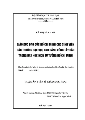 Giáo Dục Đạo Đức Hồ Chí Minh Cho Sinh Viên Các Trường 