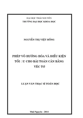 Nghiên cứu điều kiện tối ưu cho bài toán cân bằng vật