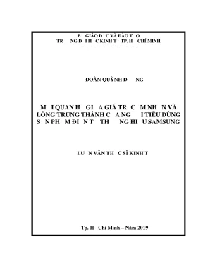 Mối Quan Hệ Giữa Giá Trị Cảm Nhận và Lòng Trung Thành