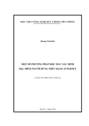 Phương Pháp Học Máy Xác Định Đặc Điểm Người Dùng Trên